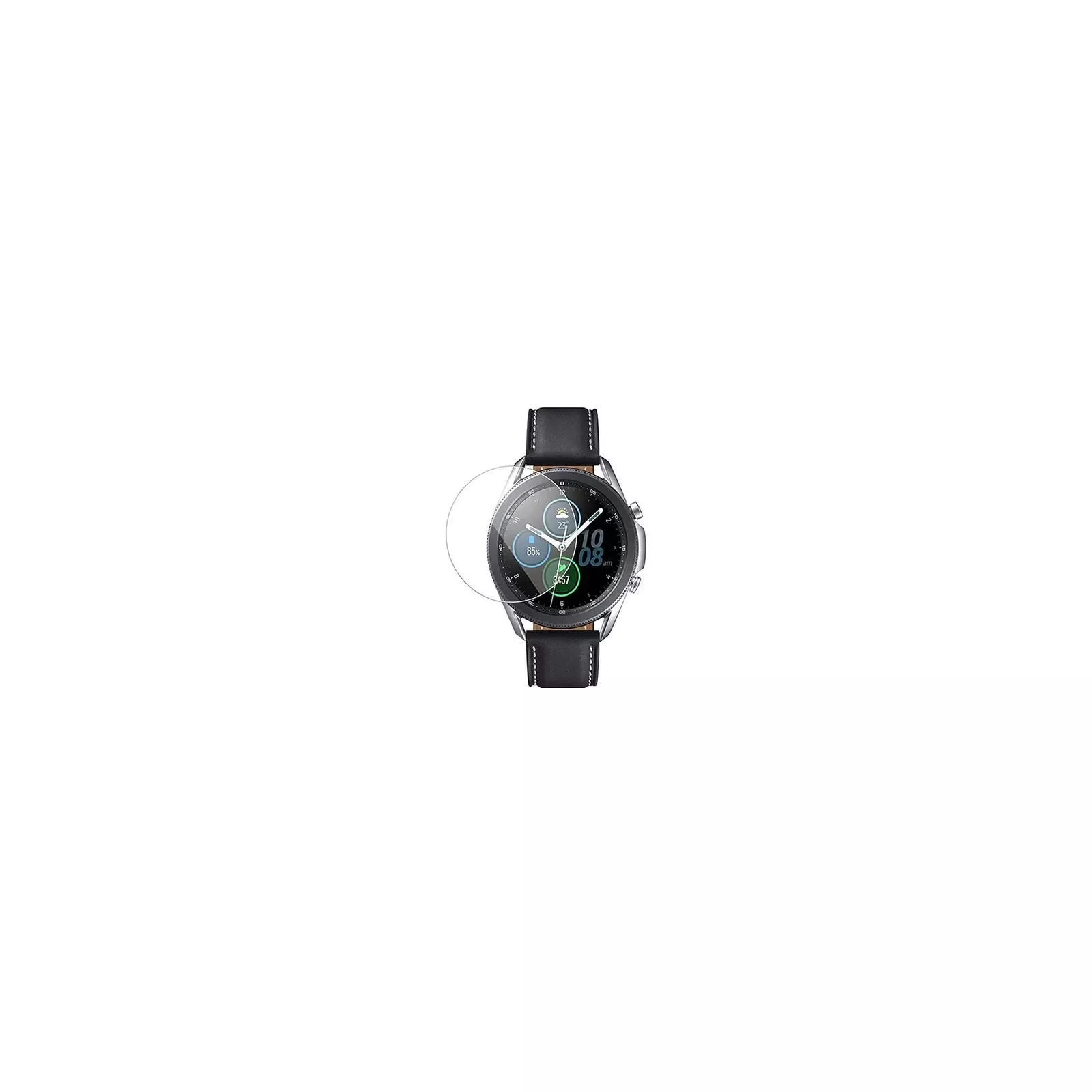 Захисне скло Drobak Apple Watch Series 8 45mm Black Frame A+ (313196) (UA)