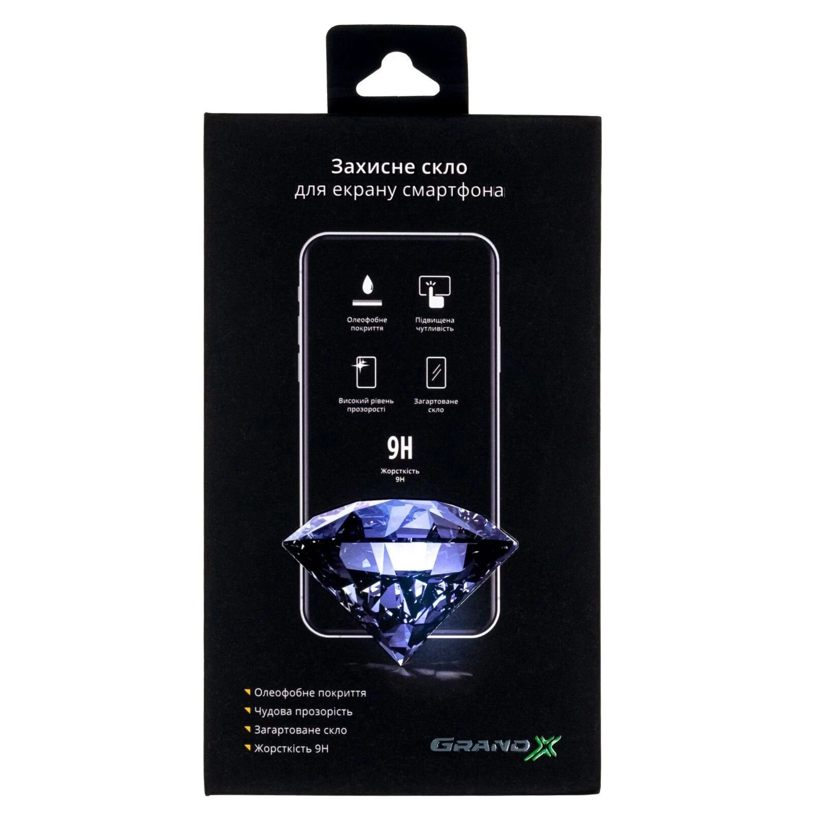 Стекло защитное Grand-X Apple iPhone Xs Max 6D (AIPXSM6D) (UA)