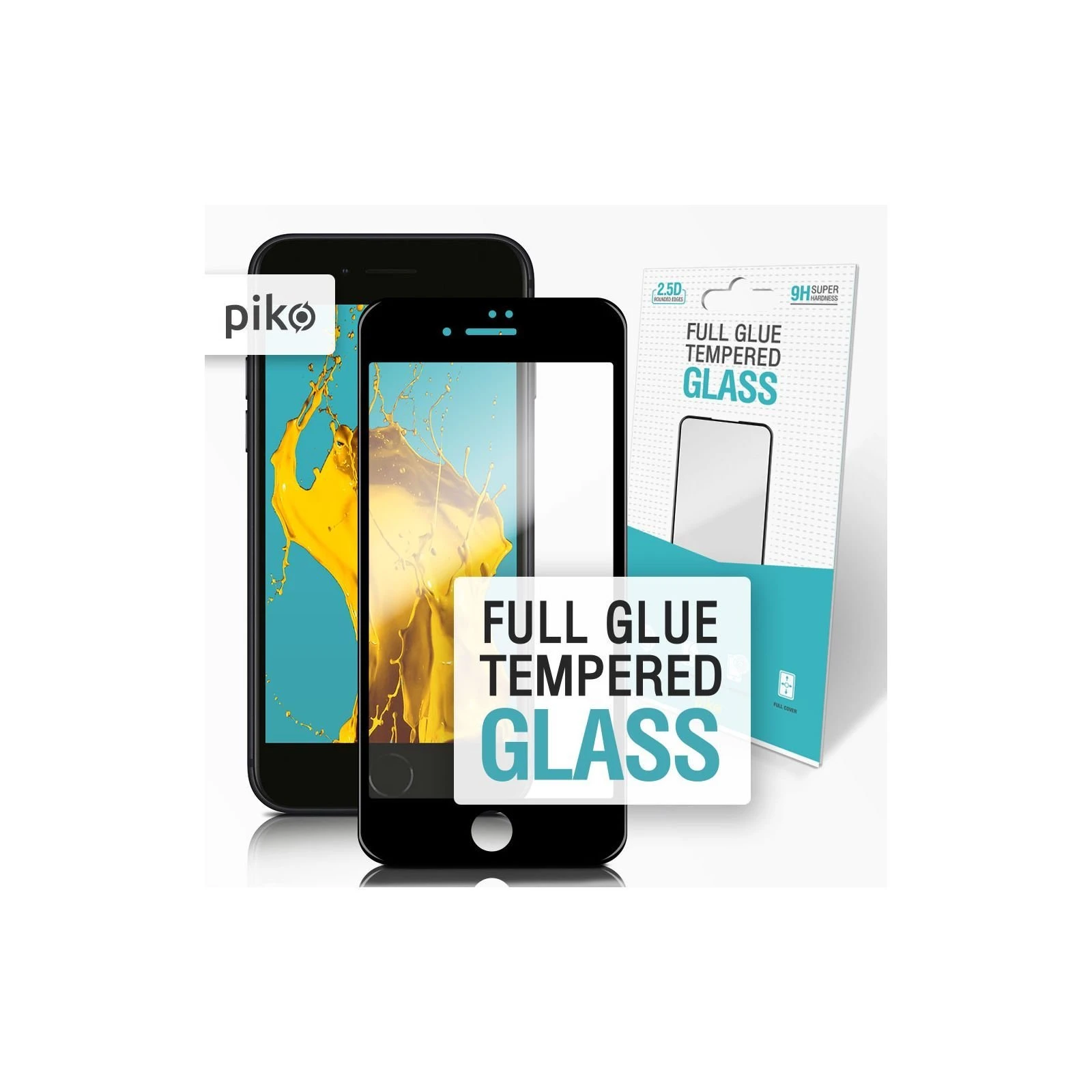 Захисне скло Piko Full Glue Apple Iphone 8+ (1283126492990) (UA)