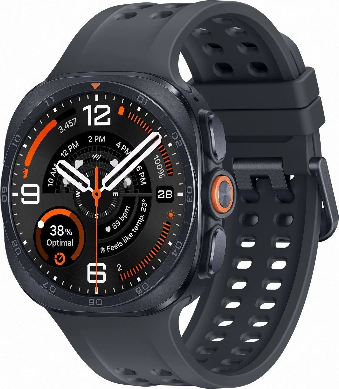 Смарт-часы Samsung Galaxy Watch Ultra2 Titanium Grey 47mm LTE Marine Band Black S/M/L (SM-L715FZKA)