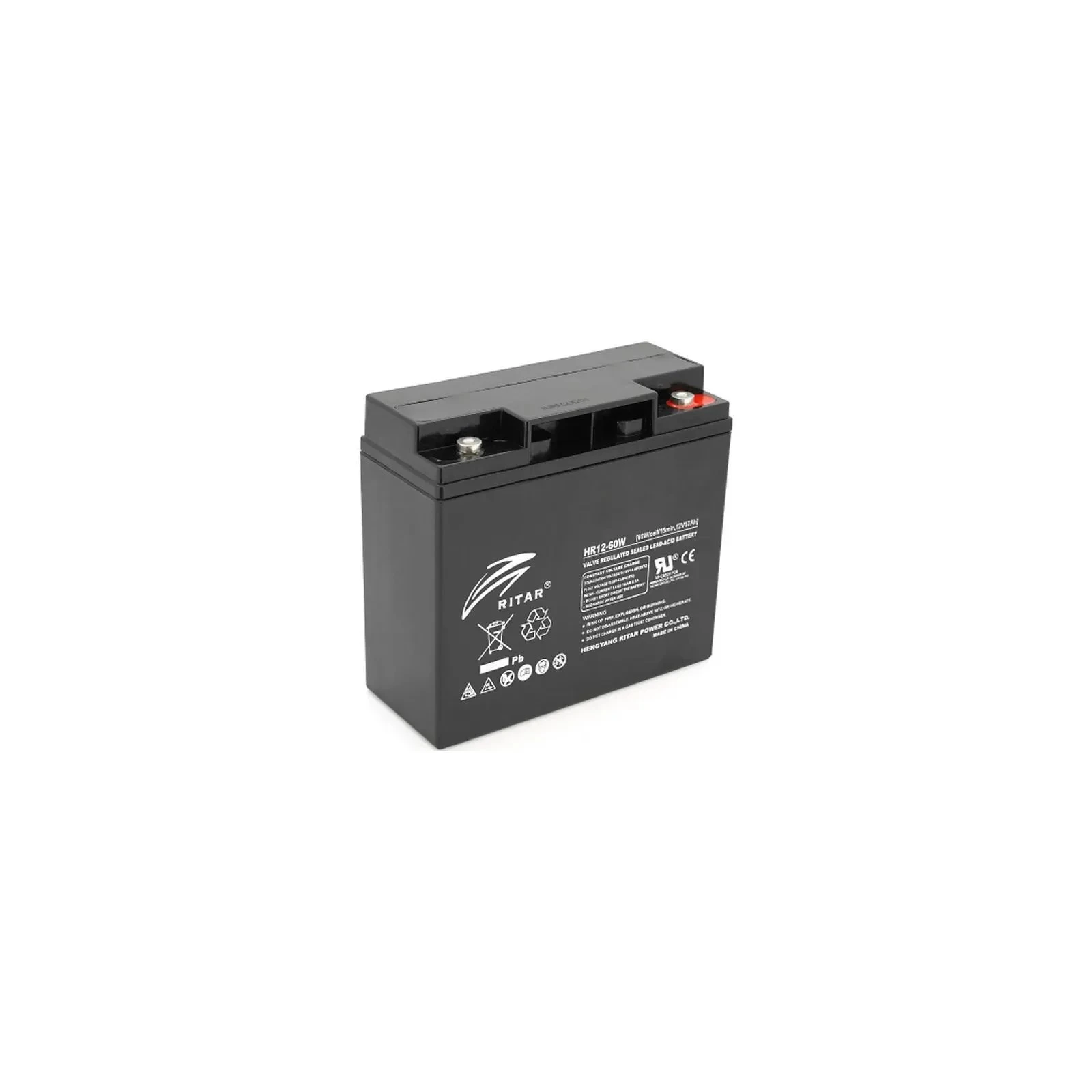 Ritar HR12-60W, 12V 17.0Ah (HR1260B) (UA)