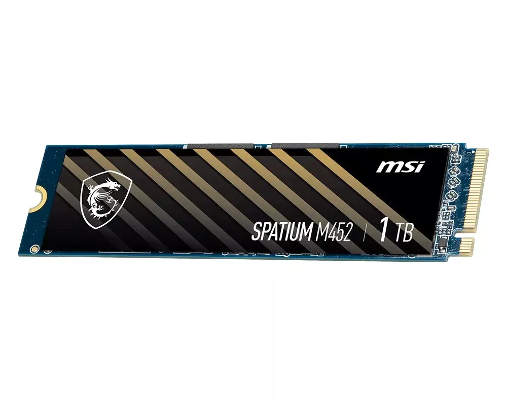SSD диск 1TB MSI Spatium M452 M.2 2280 PCIe 4.0 x4 NVMe 3D NAND TLC (S78-440L970-P83) (UA)