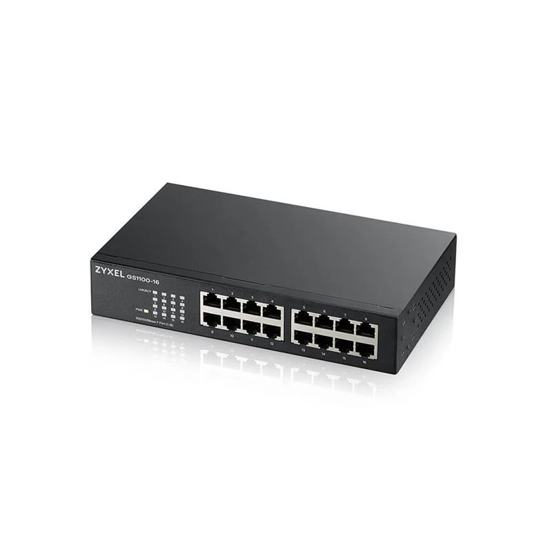 Комутатор ZYXEL GS1100-16 (GS1100-16-EU0104F) (UA)