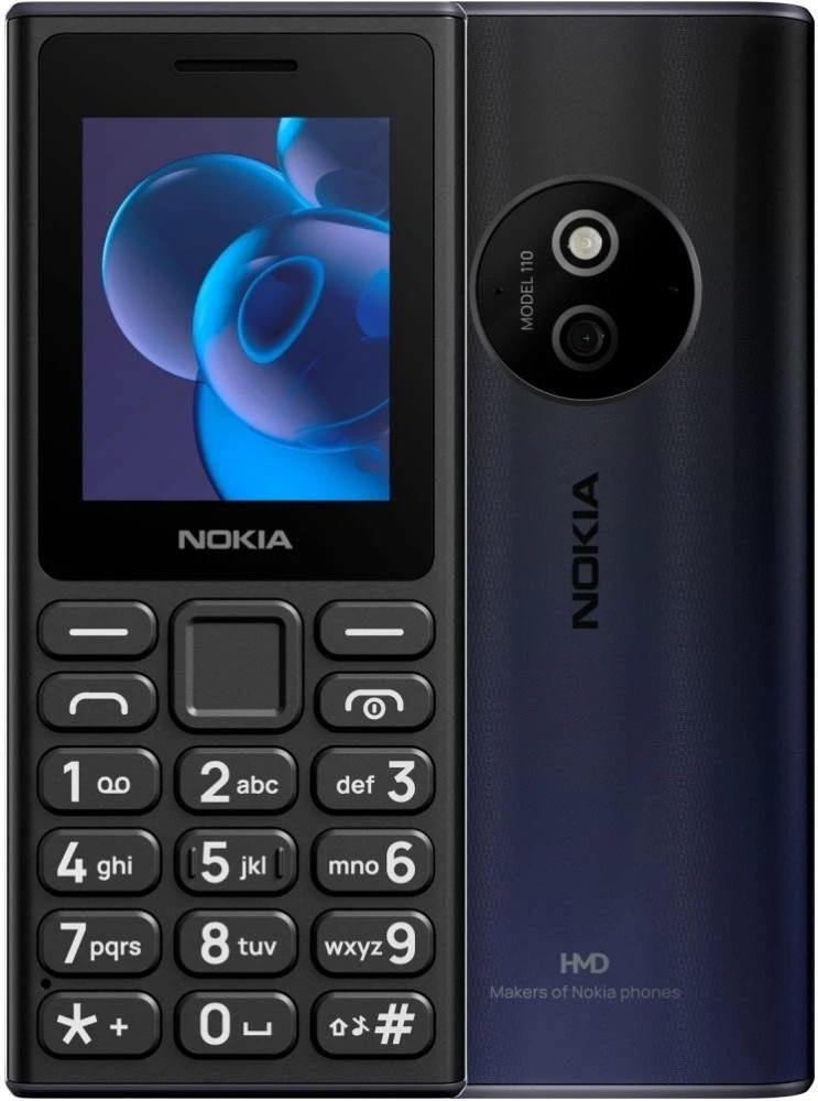 Телефон Nokia 110 DS 2026 Black (UA)