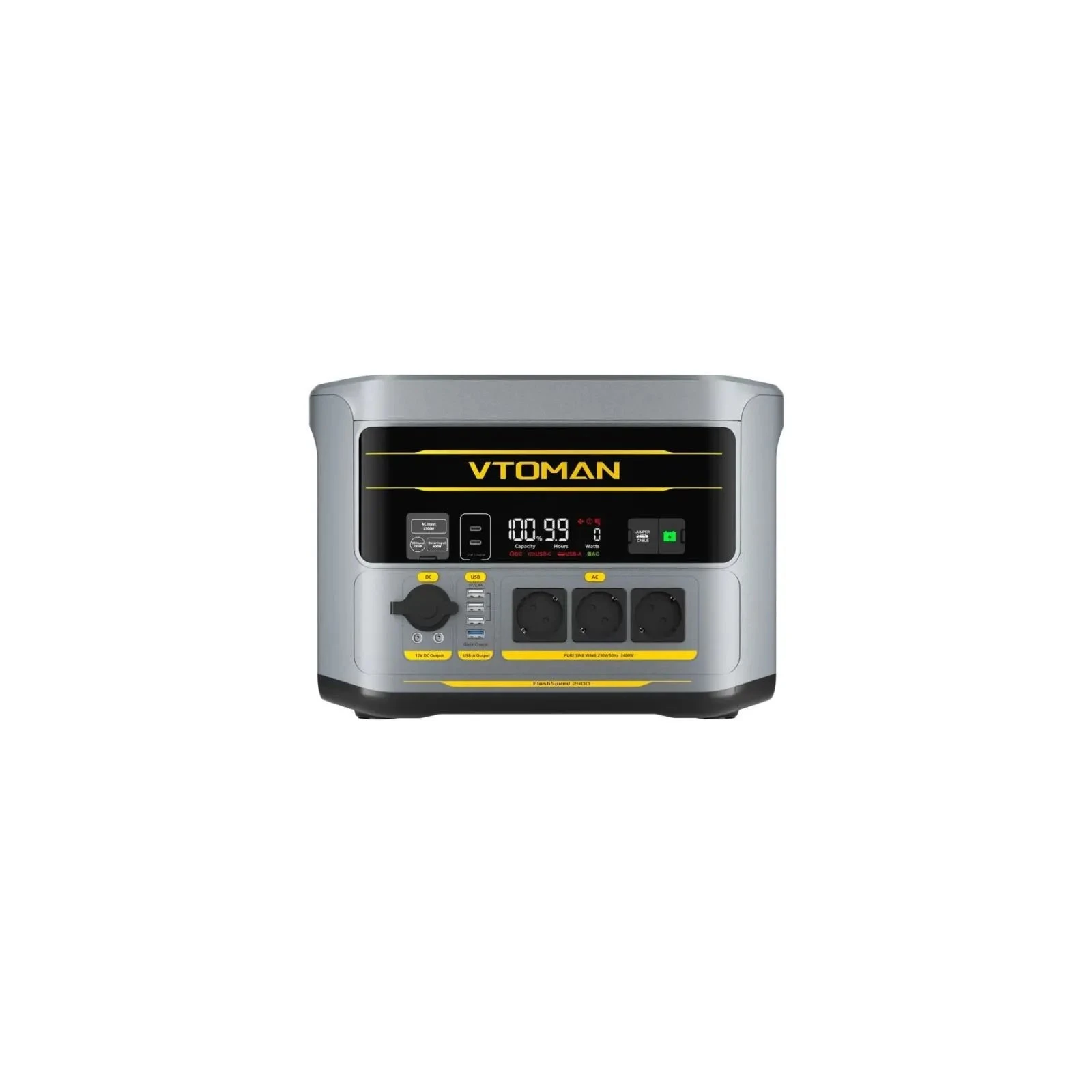 Зарядная станция Vtoman FlashSpeed 2400 2400W 1408Wh LiFePO4 (FlashSpeed 2400) (UA)