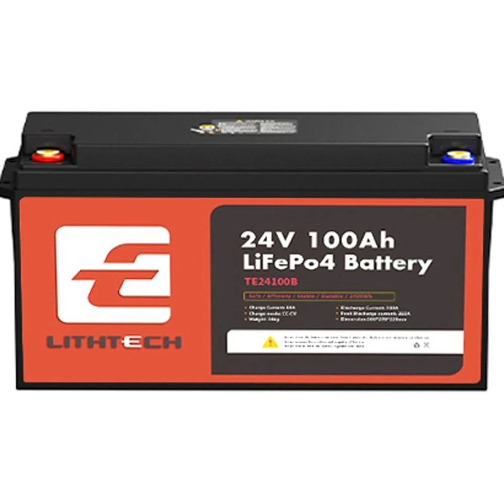 Акумулятор LITHTECH LiFePO4 25.6V 100Ah 2560Wh (TE24100B) (UA)