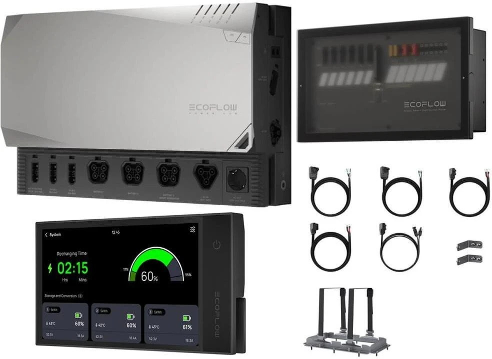 Автономная солнечная электростанция EcoFlow Power Independence Kit без батарей (ZMM100-Combo3-EU) (UA)