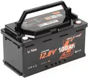 Акумулятор LiTime LiFePO4 12.8V 100Ah Bluetooth (L12V100-100-H190-BT-4-AC150) (UA)