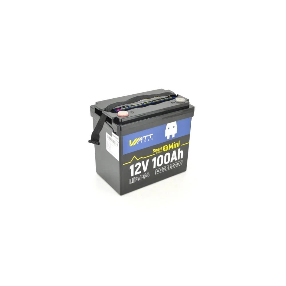 Аккумулятор WattCycle LiFePO4 12.8V 100Ah Bluetooth (WT12V100AH100MINIBT) (UA)