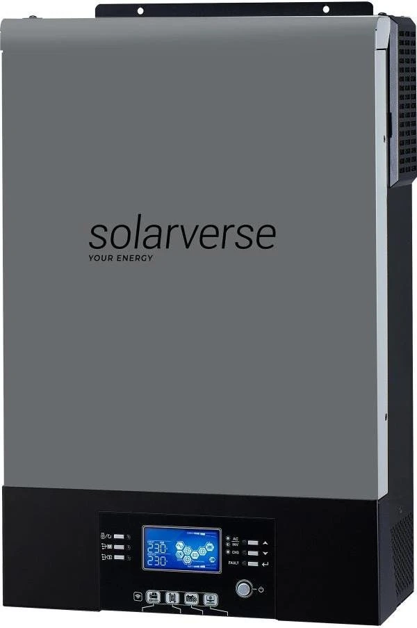 Автономний сонячний інвертор (off-grid) Solarverse Ampere UPS 6kW 48V 1 MPPT Wi-Fi 220V (SV6048UPSW) (UA)
