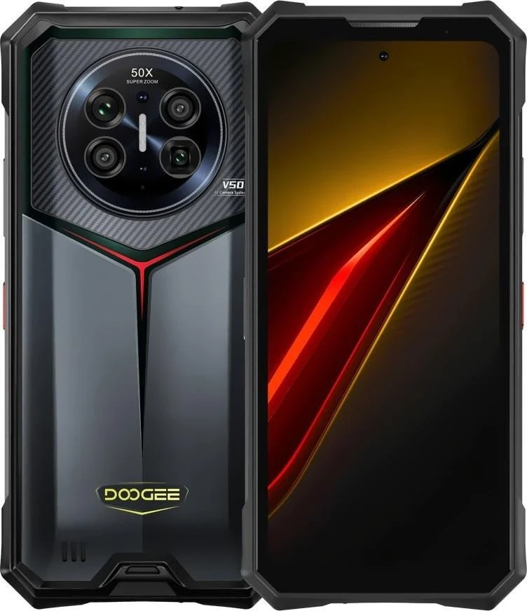Телефон DOOGEE V50 12/256GB Midnight Black