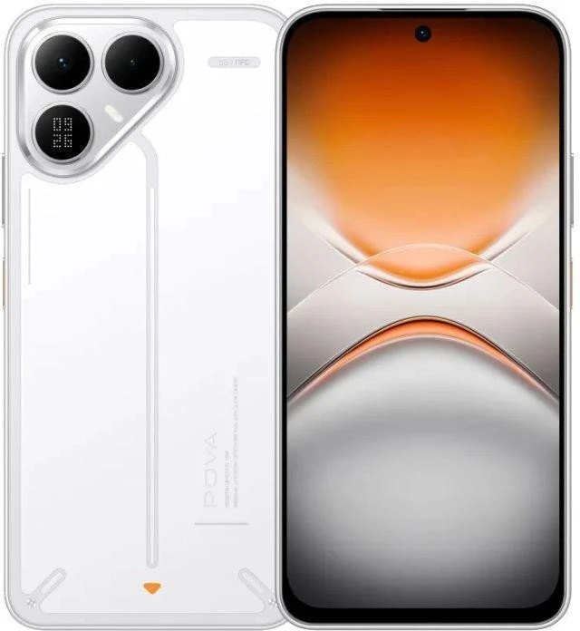 Телефон Tecno POVA 8 5G 8/128GB Arc White (4894947132292) (UA)