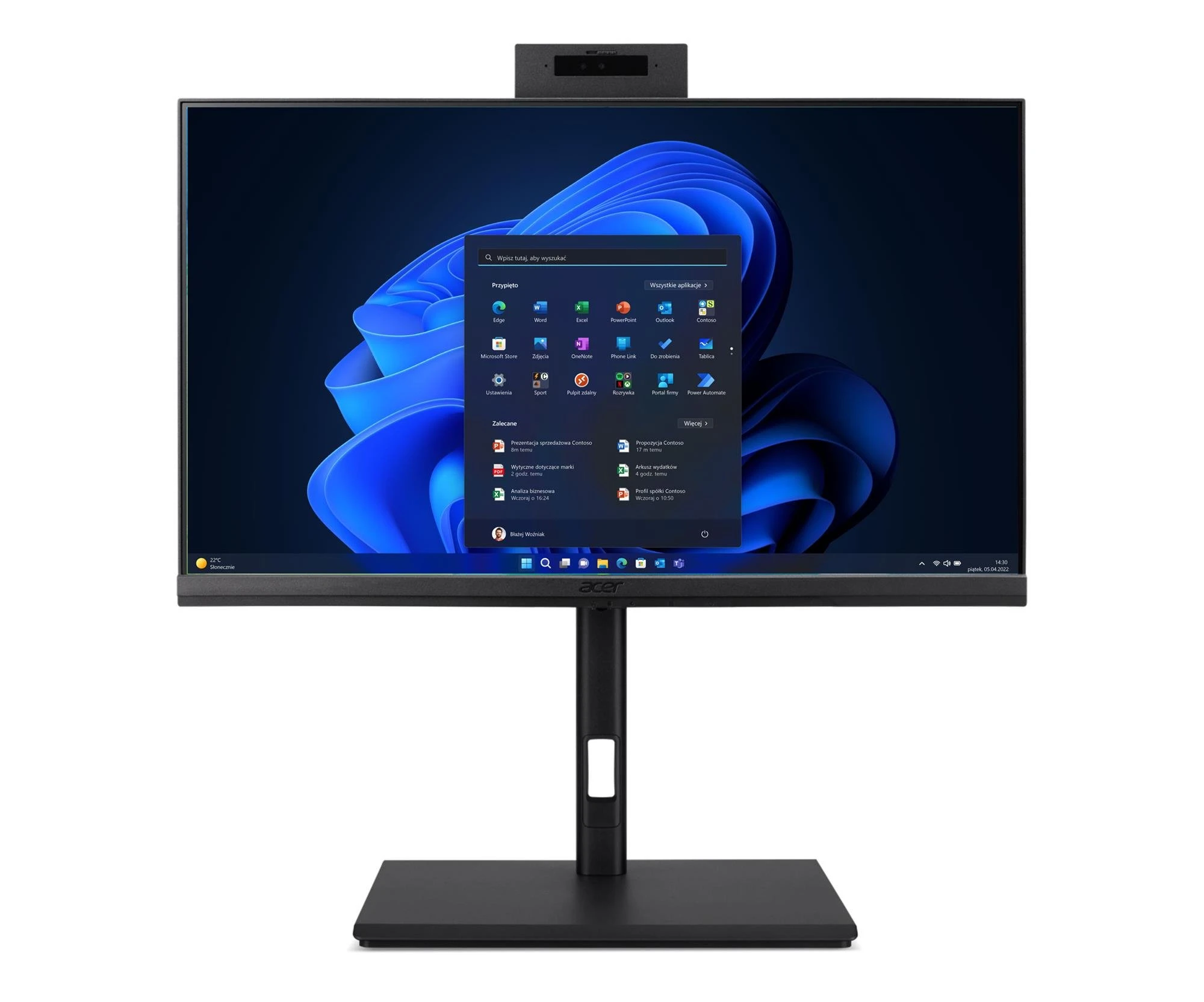Комп'ютер Acer Veriton Vero Z AIO 24 i5-14400/512/Win11P DVD (VVZ4724GT || DQ.R1TEP.007) EU