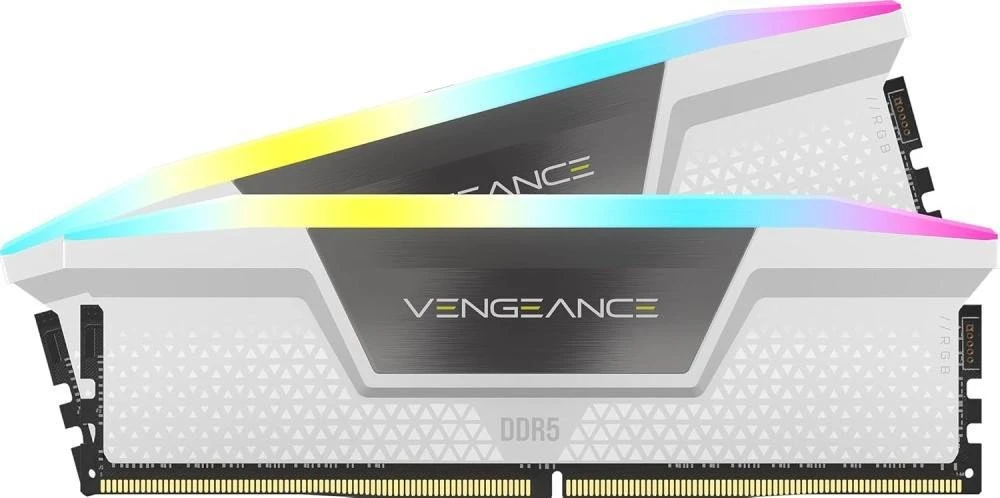 Оперативная память Corsair 64 GB (2x32GB) DDR5 5200 MHz Vengeance RGB (CMH64GX5M2B5200C40W)