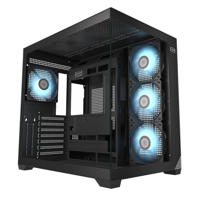 Корпус PcCooler C3 T700 ARGB Black (C3-T700BKD401-GL)