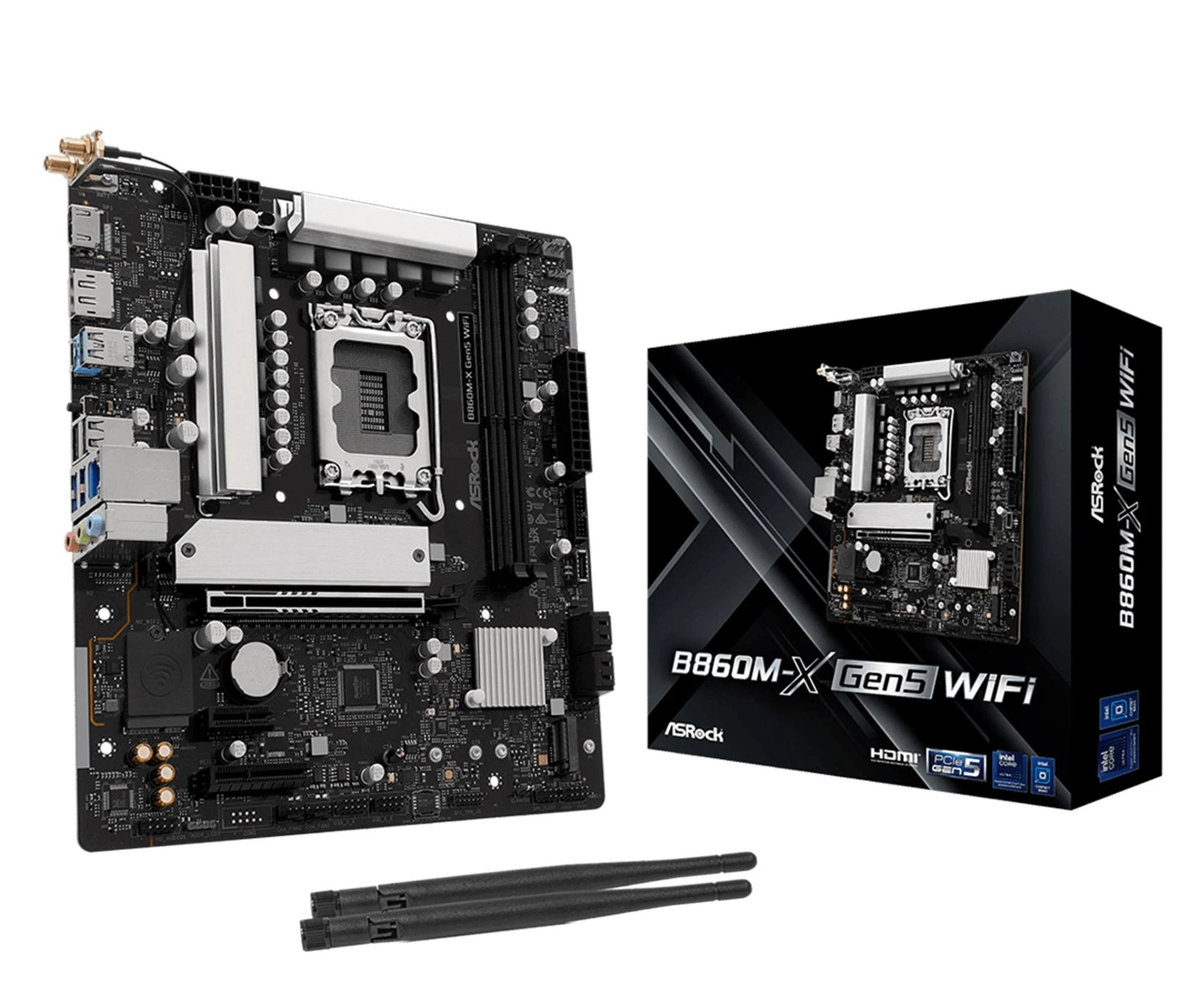 Материнская плата ASRock B860M-X GEN5 WIFI (90-MXBSF0-A0UAYZ) EU