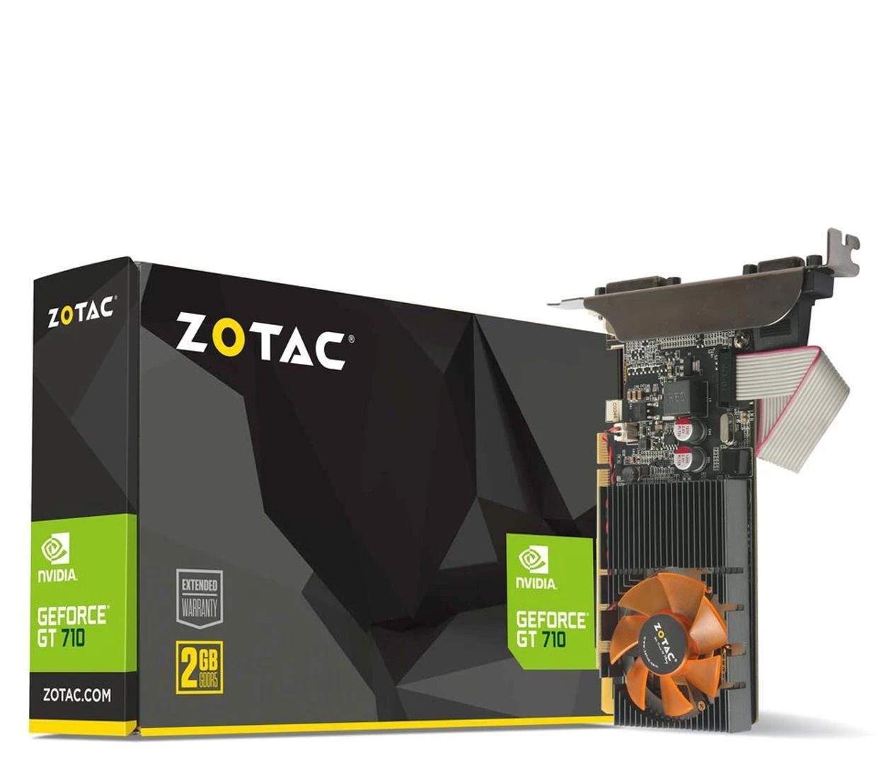 Відеокарта Zotac GeForce GT 710 2GB DDR3 (ZT-71310-10L) EU