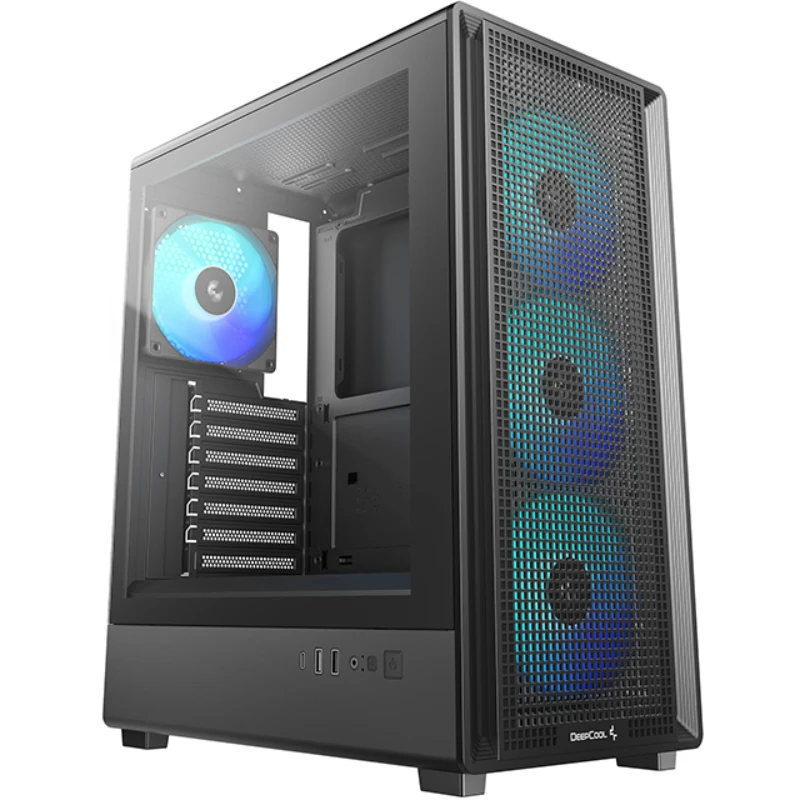 Корпус DeepCool CC550 4F Black (R-CC550BKANA4-G) (UA)