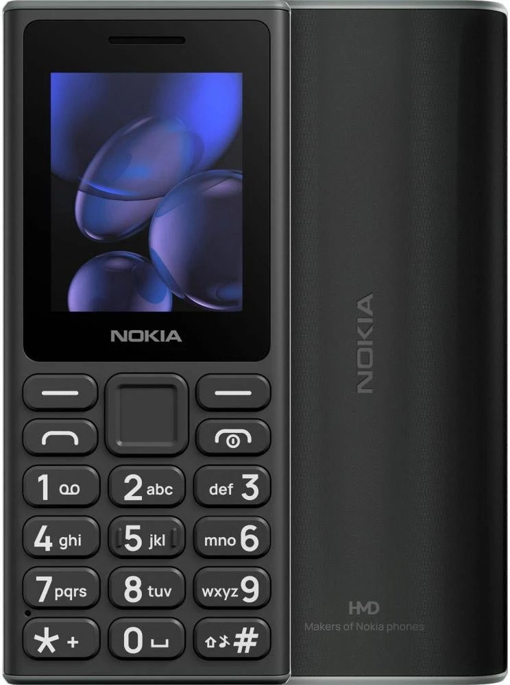 Телефон Nokia 105 2026 DS Black (UA)