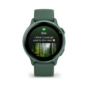 Смарт-годинники Garmin Vivoactive 6 Metallic Jasper Green з силіконовим ремінцем Jasper Green (010-02985-42) (UA)