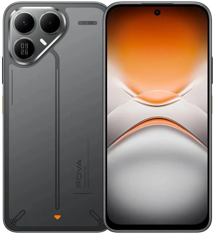Телефон Tecno POVA 8 5G 8/256GB Graphite Black (4894947132339) (UA)