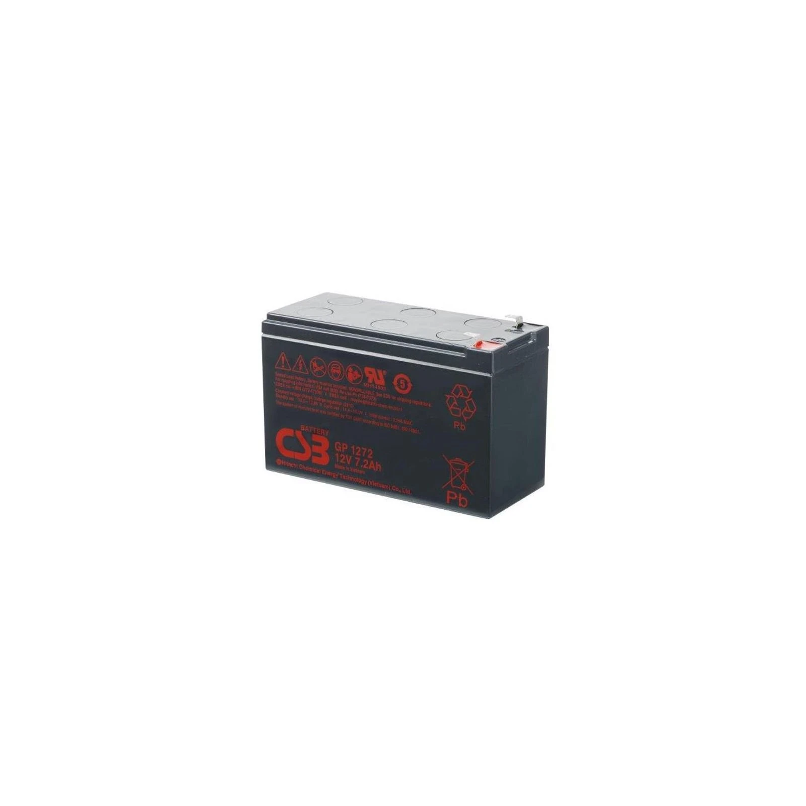 Батарея до ІБП CSB 12В 7.2 Ач (GP1272F2) (UA)
