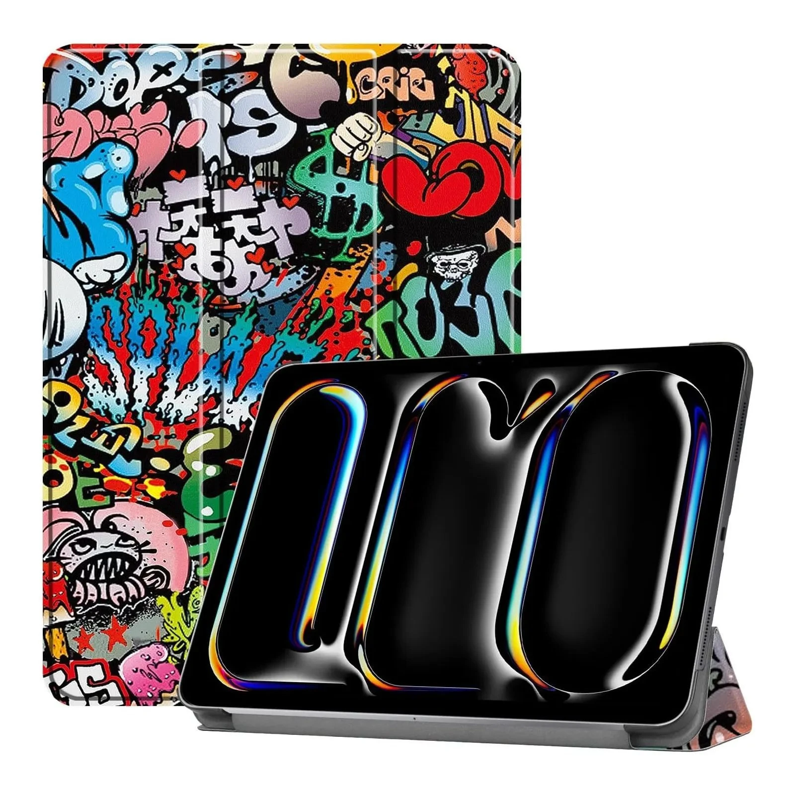 Чохол для планшета BeCover Smart Case Apple iPad Pro 11 M5 2025 Graffiti (715978) (UA)