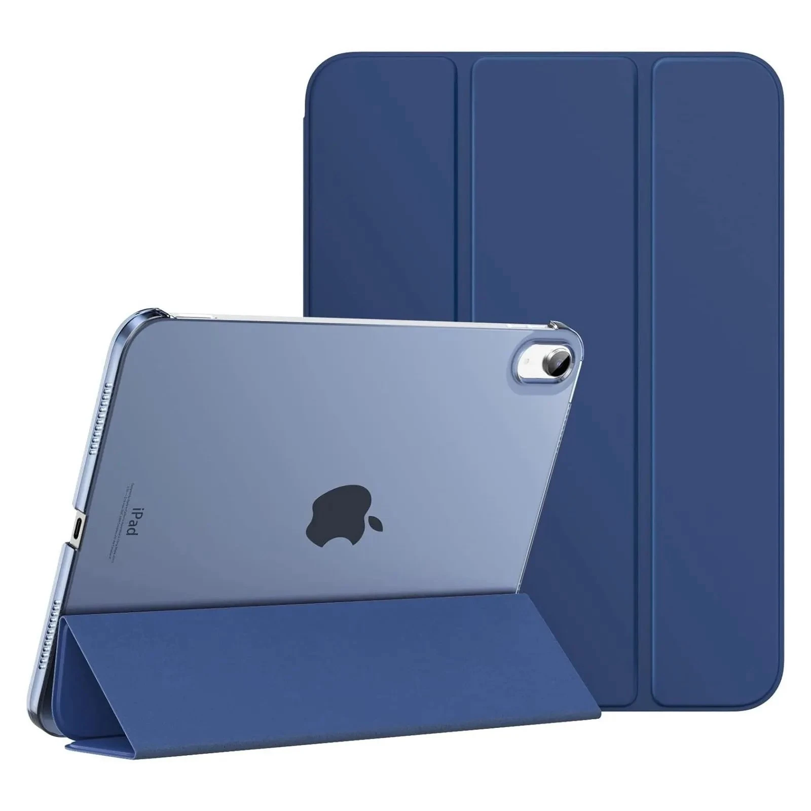Чохол для планшета BeCover Tri Fold Hard Apple iPad 10.9 (2022/2024)/iPad (А16) 2025 11 Deep Blue (716119) (UA)