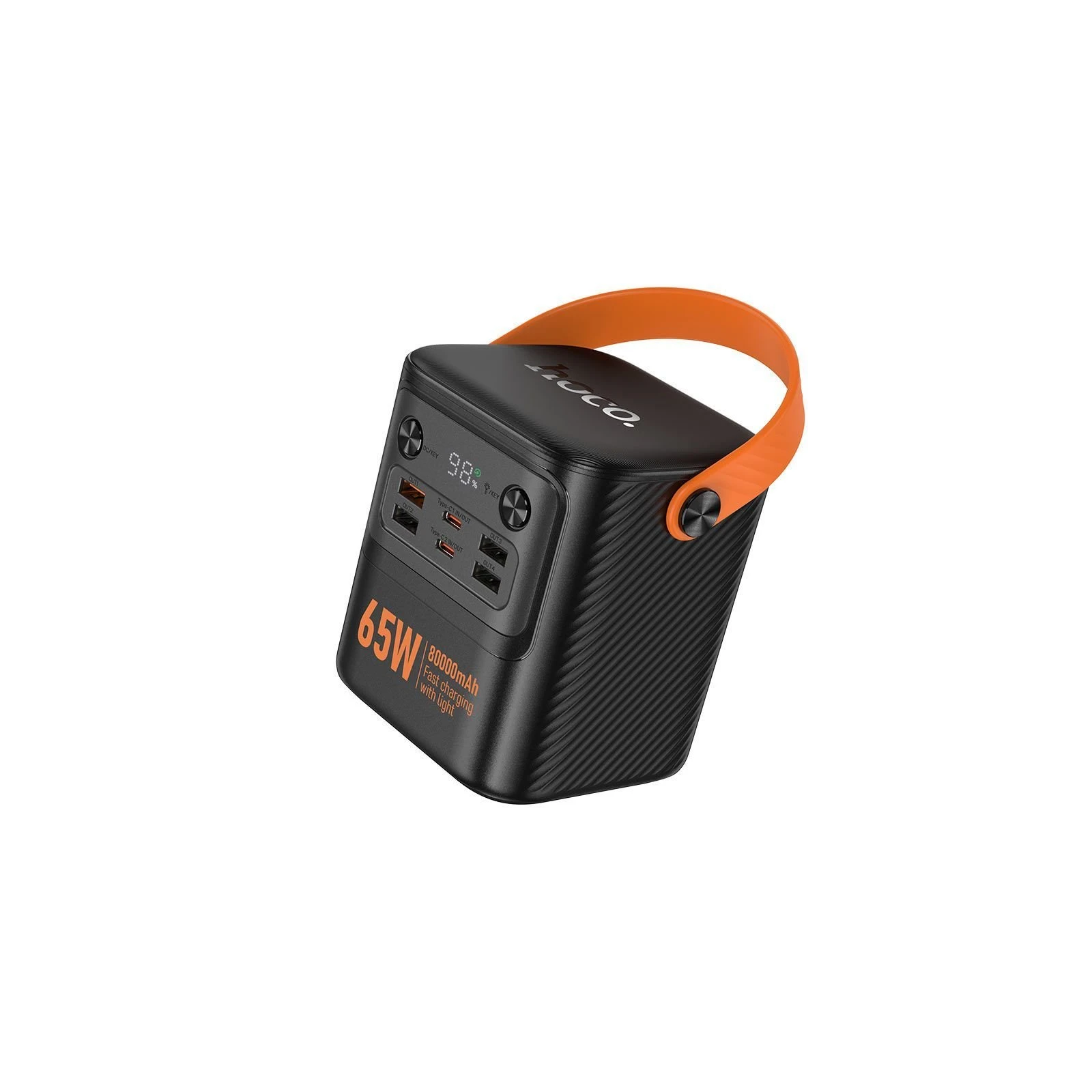 Мобільна батарея HOCO 80000mAh Pro Tough PD/65W Black (J152 / 714982) (UA)