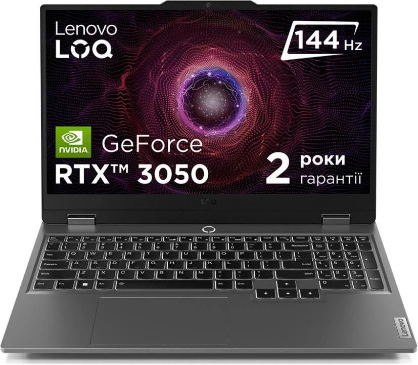 Ноутбук Lenovo LOQ 15ARP9 Luna Gray (83JC00NTRA) (UA)