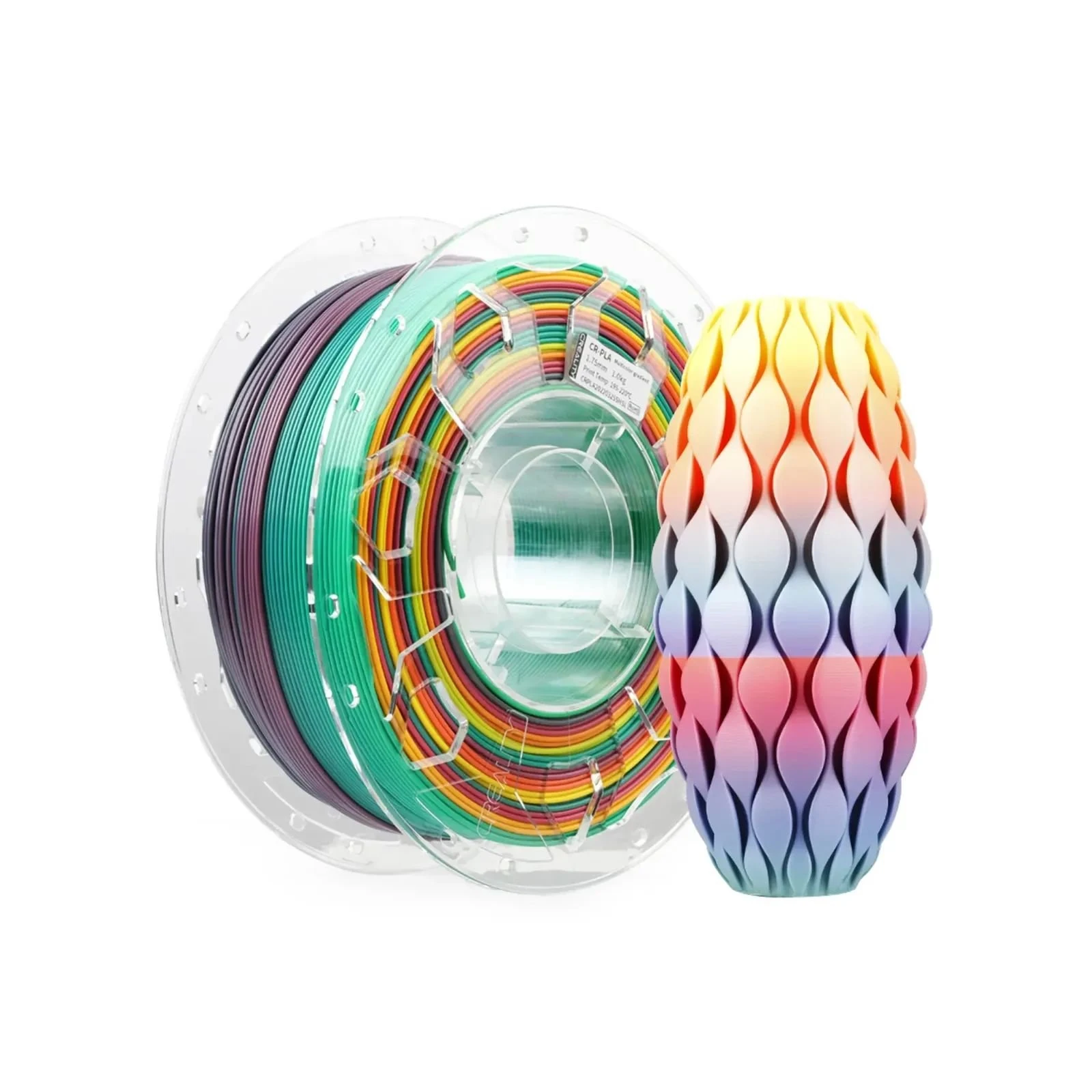 Пластик для 3D-принтера Creality PLA 1кг, 1.75мм, rainbow (3301010010) (UA)