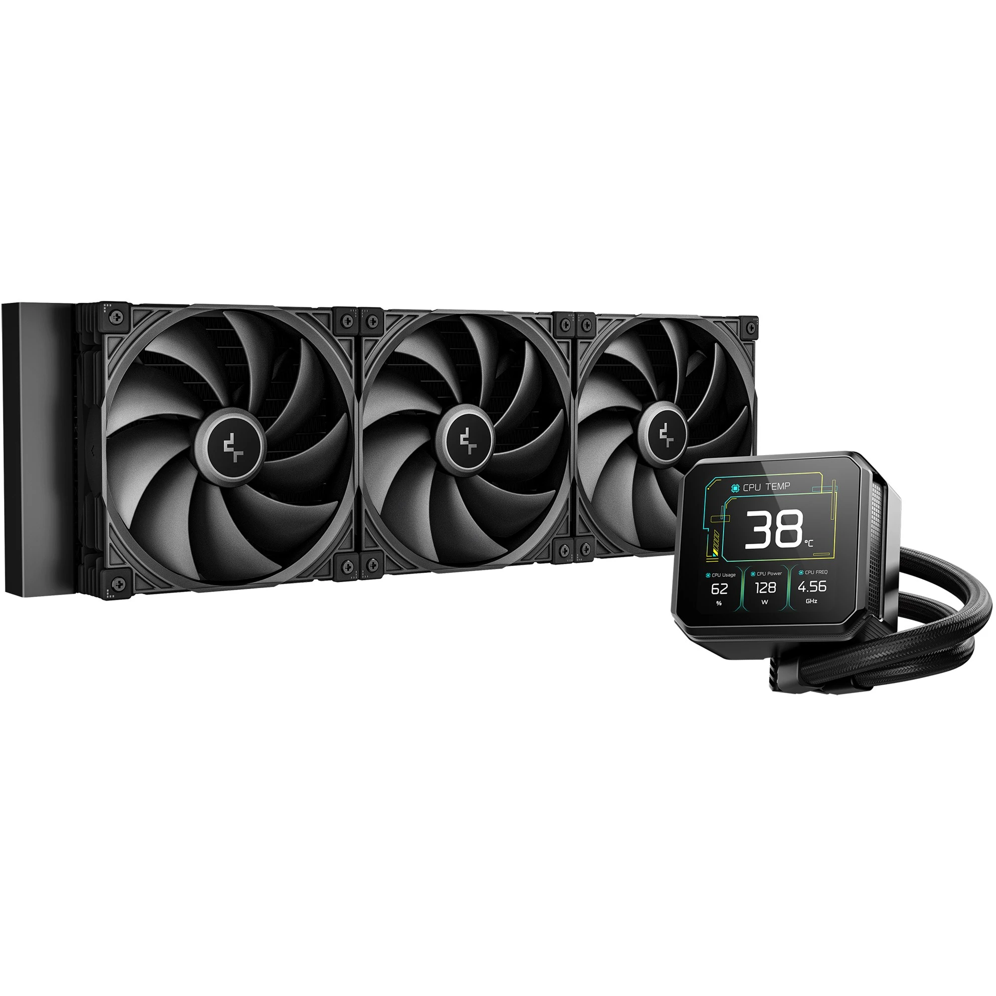 Система водяного охолодження DeepCool Spartacus 420 Black (R-SPT420-BKDSMP-G-1) (UA)