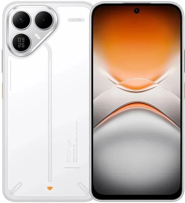 Телефон Tecno POVA 8 5G 8/256GB Arc White (4894947132308) (UA)
