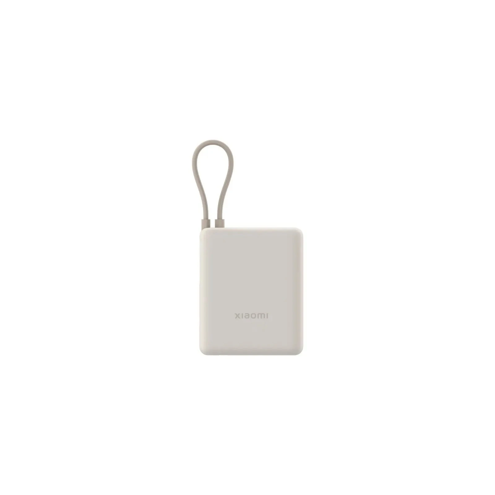 Мобільна батарея Xiaomi 10000mAh 33W Integrated Cable Beige (BHR9333GL) (UA)