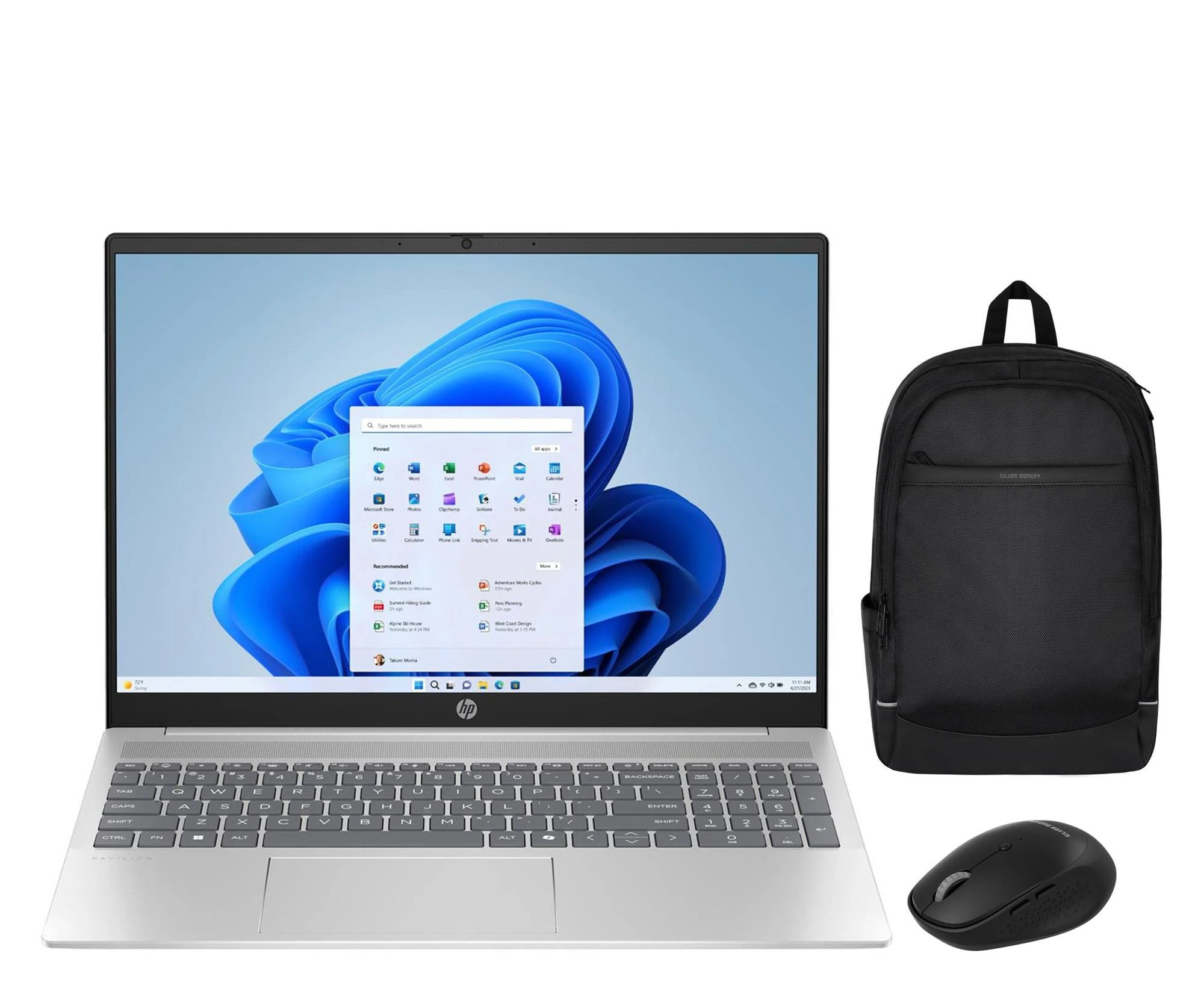 Ноутбук HP Pavilion 16 Ryzen 5-8540U/16GB/512/Win11 Set (16-ag0566nw (B08XMEA))