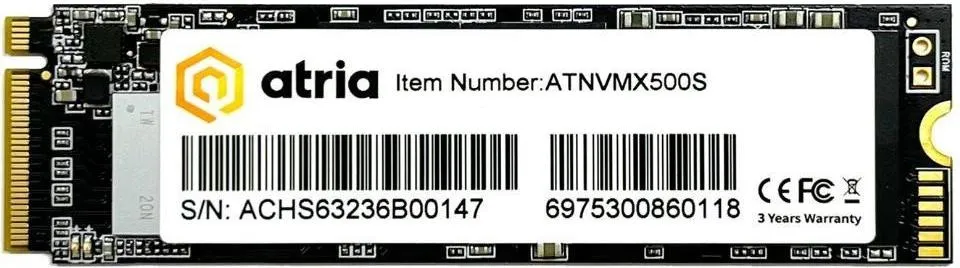 SSD диск ATRIA X500S 128 GB (ATNVMX500S/128) (UA)