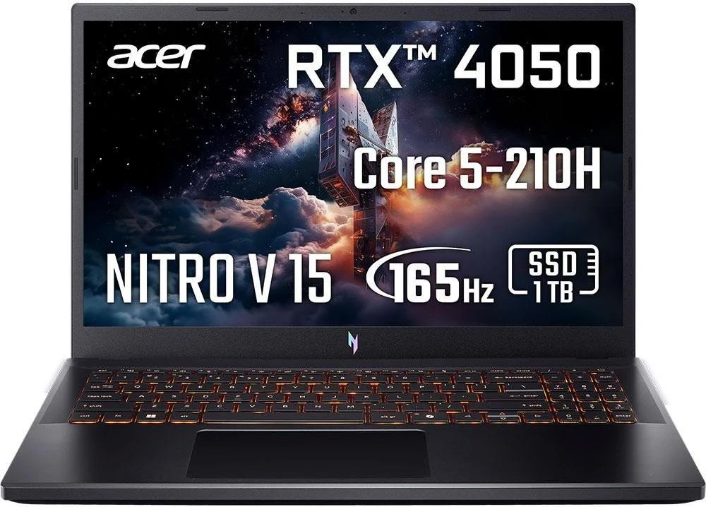 Ноутбук Acer Nitro V 15 ANV15-52-55L1 Obsidian Black (NH.QV2EU.003)