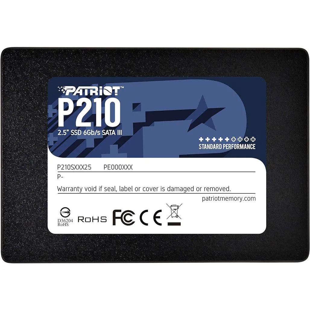 SSD диск SSD 2.5 1TB Patriot P210 SATAIII TLC (P210S1TB25)
