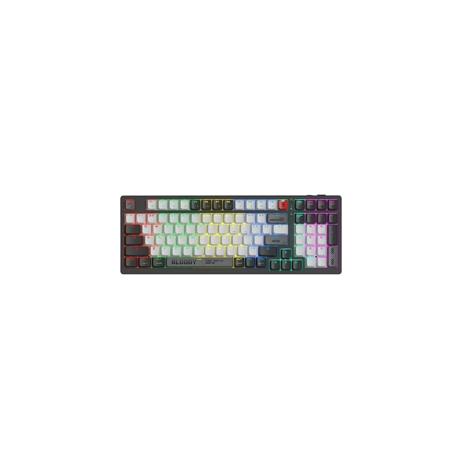 Клавіатура A4Tech Bloody WS98 Wireless/Bluetooth/USB Grey (4711421001182) (UA)