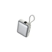 Choetech 10000mAh, 35W. PD/3.0, LED Display, buid-in type-C cabel, Silver (B832-SL) (UA)