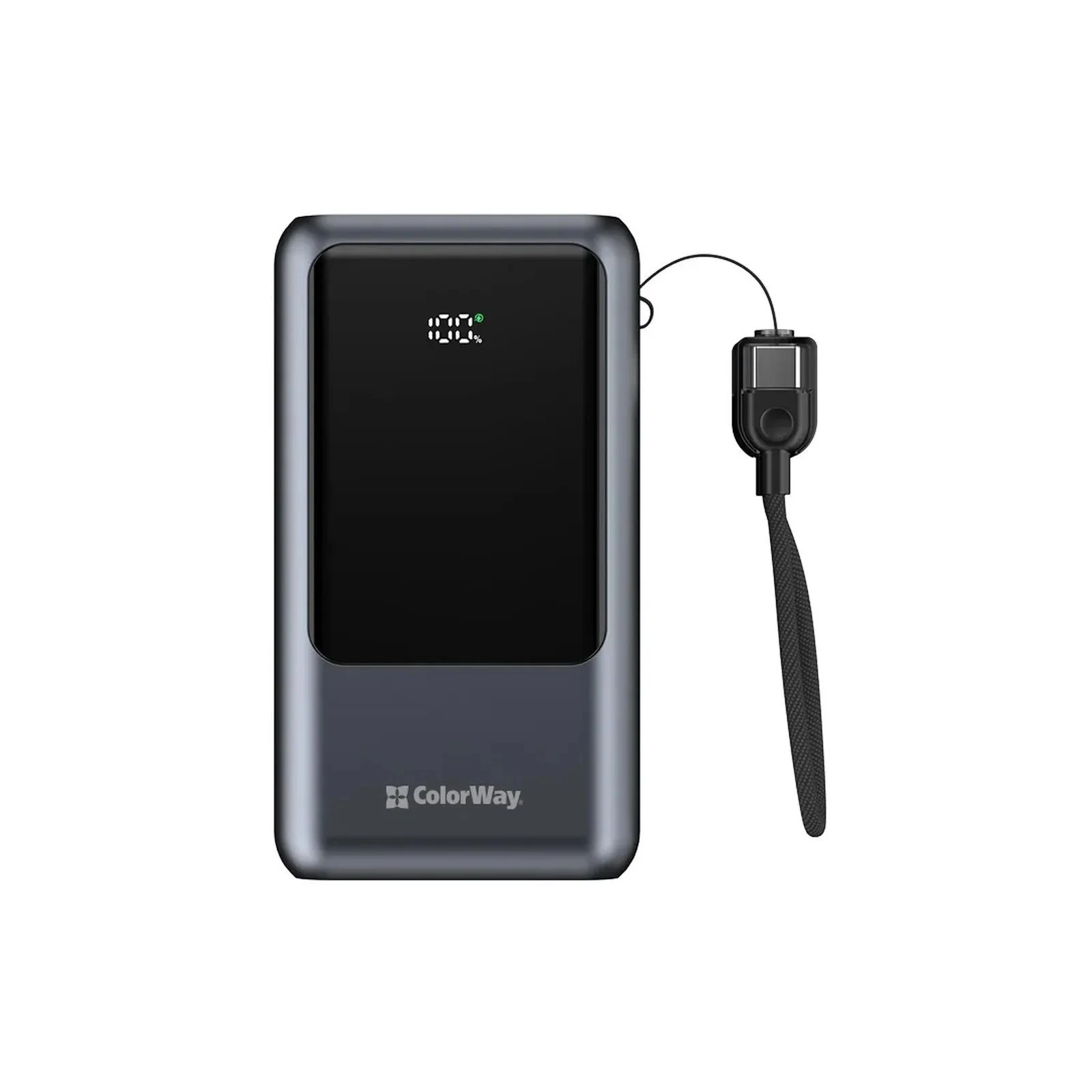 Мобільна батарея ColorWay 20 000 mAh Urban PD/22.5W, QC/4.0, Gray (CW-PB200LP03GR) (UA)
