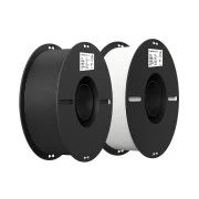 Пластик для 3D-принтера Creality PLA 2x1кг, 1.75мм, white+black (3301010337) (UA)