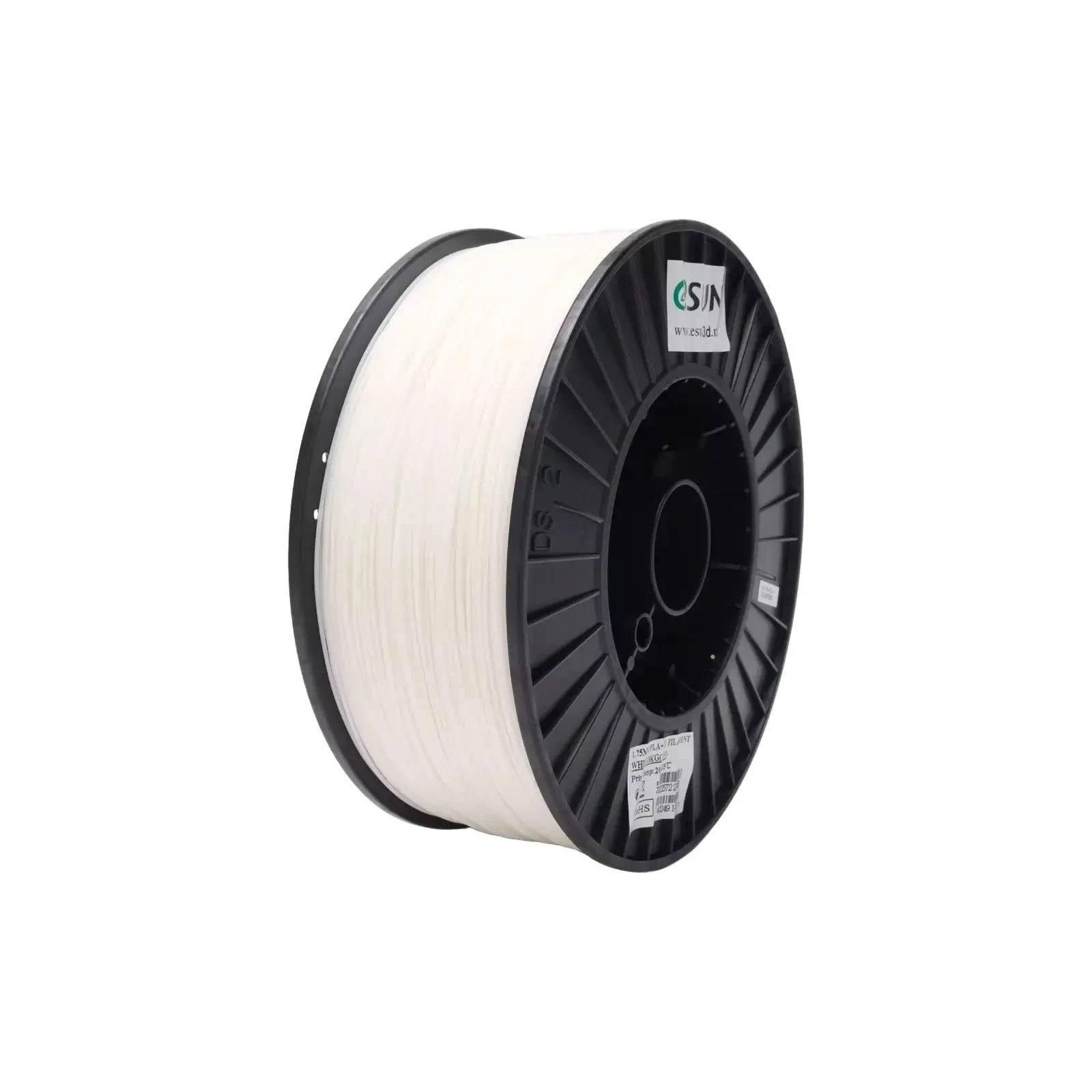 Пластик для 3D-принтера eSUN PLA+ 1.75мм, 3кг White (PLA+175W3) (UA)