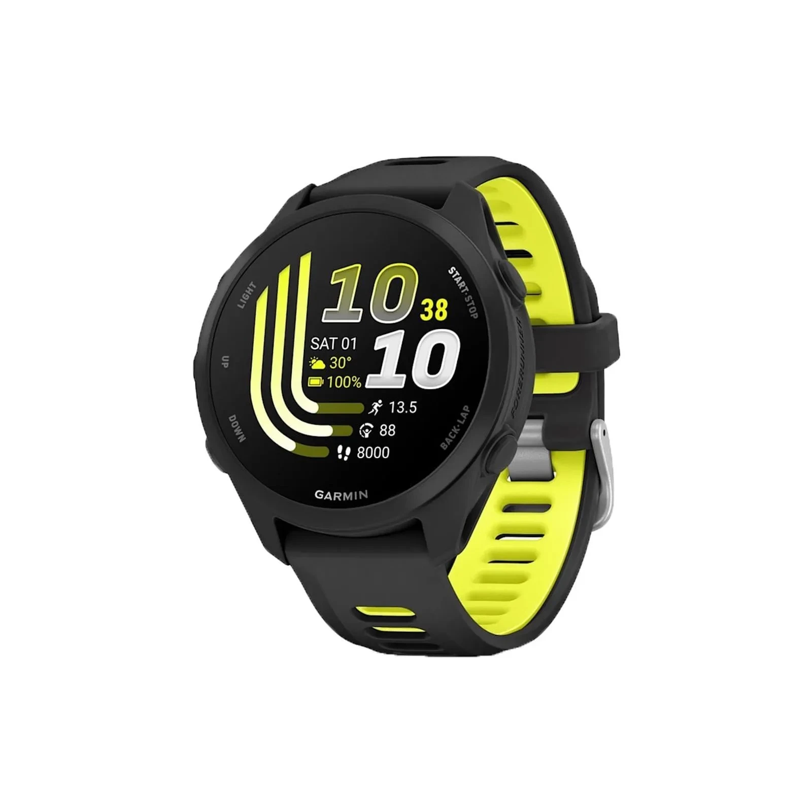 Смарт-часы Garmin Forerunner 170, GPS, Black/Amp Yellow, GPS смарт-годинник (010-03920-00) (UA)