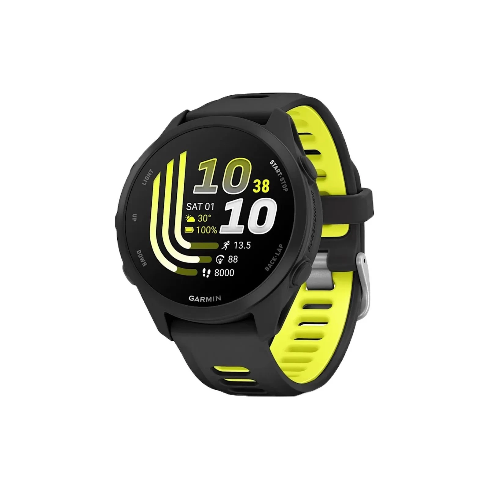 Смарт-годинники Garmin Forerunner 170 Music, GPS, WiFi, Black/Amp Yellow, GPS смарт-годинник (010-03920-10) (UA)