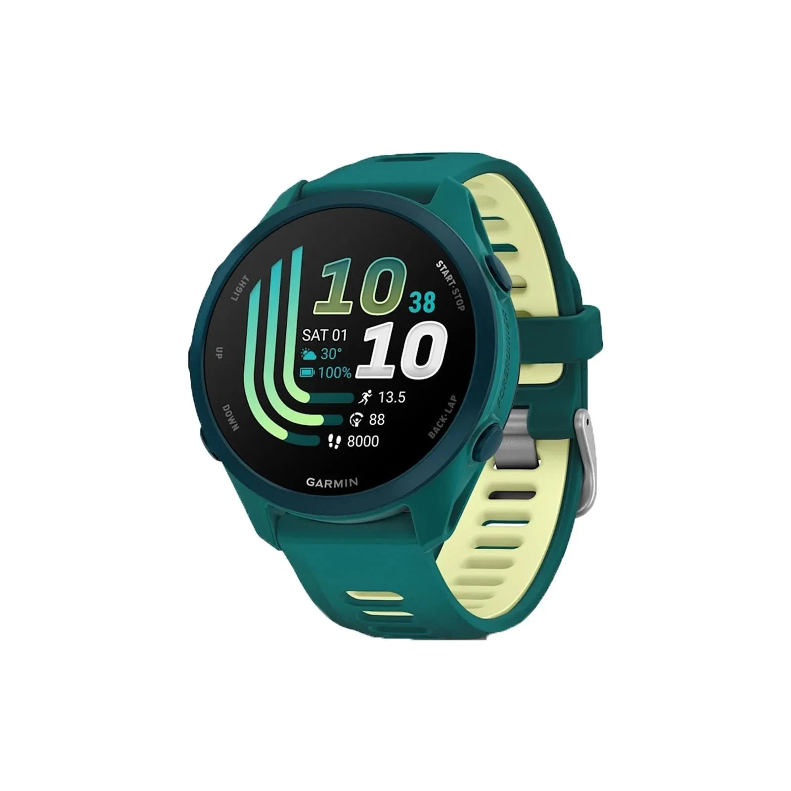 Смарт-годинники Garmin Forerunner 170 Music, GPS, WiFi, Teal Green/Citron, GPS смарт-годинник (010-03920-12) (UA)
