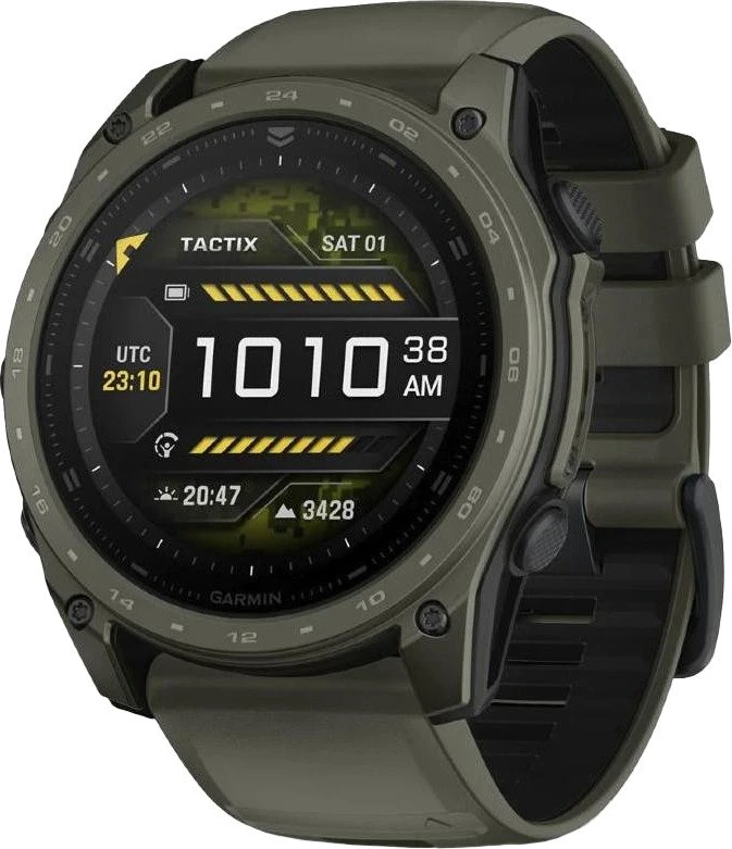 Смарт-часы Garmin tactix 8 - 51 mm AMOLED Cerakote Olive w. Applied Ballistics Ultralight (010-04553-11/10) (UA)