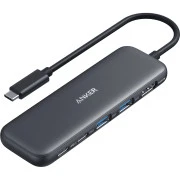 USB-хаб Anker USB-C Hub 332 5-in-1 Black (A8355H11) (UA)