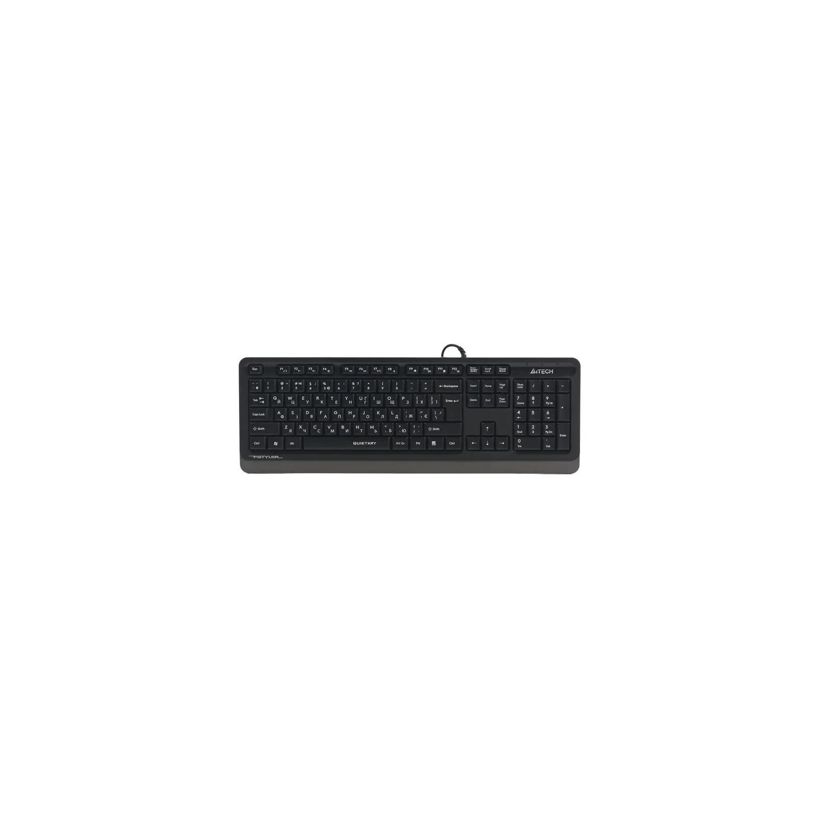 Клавіатура A4Tech FK10Q USB UA Grey (4711421003452) (UA)
