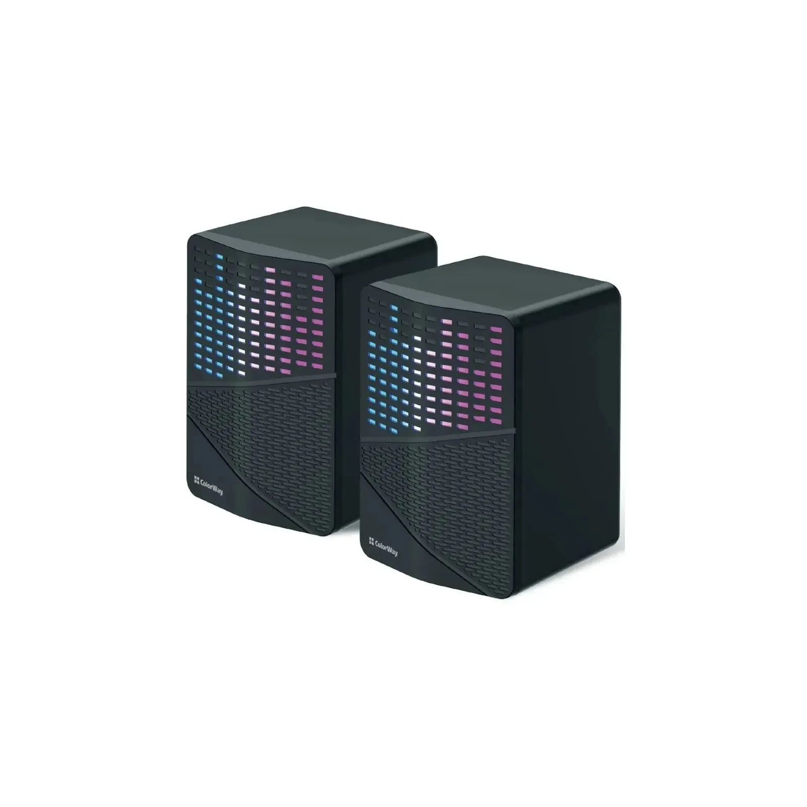 Акустическая система ColorWay SoundWave 2.0 RGB USB Black (CW-SPU06BK) (UA)
